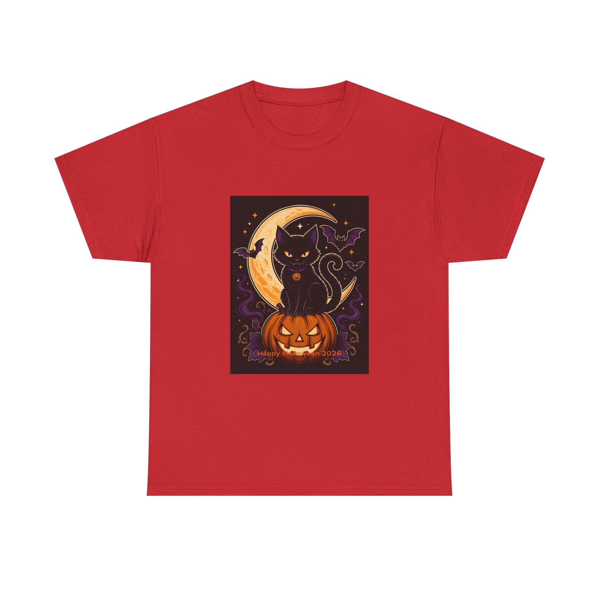 Black Cat Halloween Tee | Spooky Season Must-Have