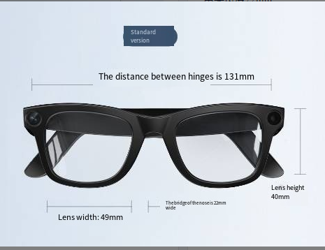 AI Smart Glasses with Camera – Wearable Tech Sunglasses for Photos & Video