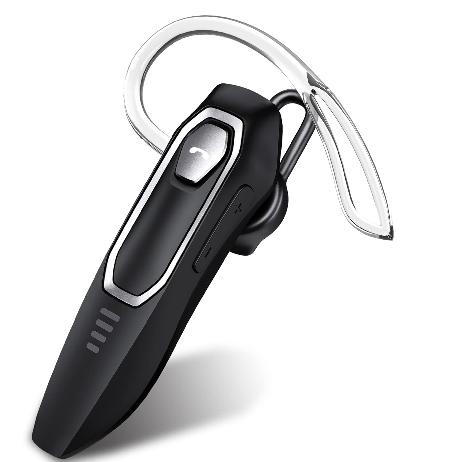 Micool Trucker Bluetooth Headset Noise Cancelling 30H Talking Time Small Headset Bluetooth with Mute Button Hands Free Wireless Bluetooth Earpiece for Cell Phones