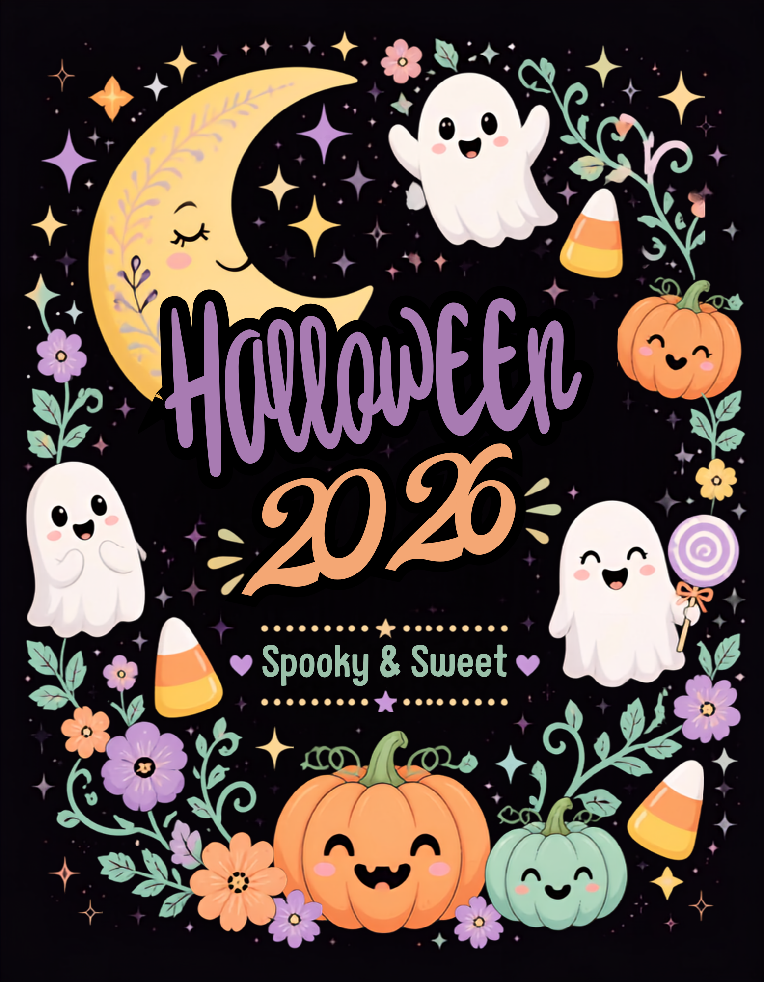 Halloween Spooky and Sweet T-Shirt.