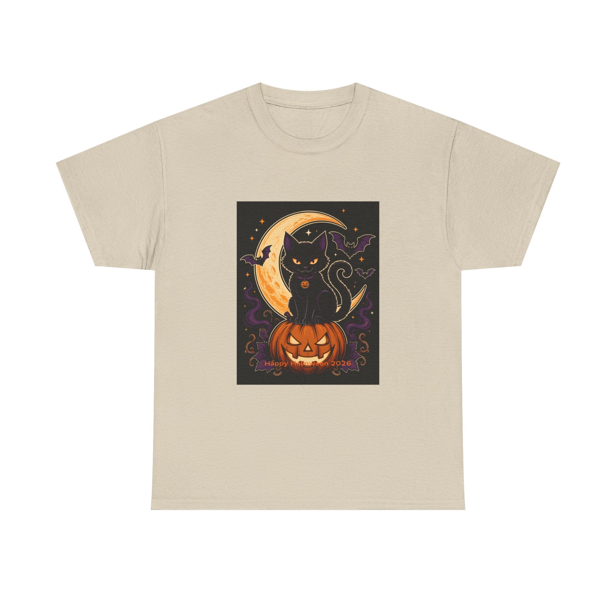 Black Cat Halloween Tee | Spooky Season Must-Have