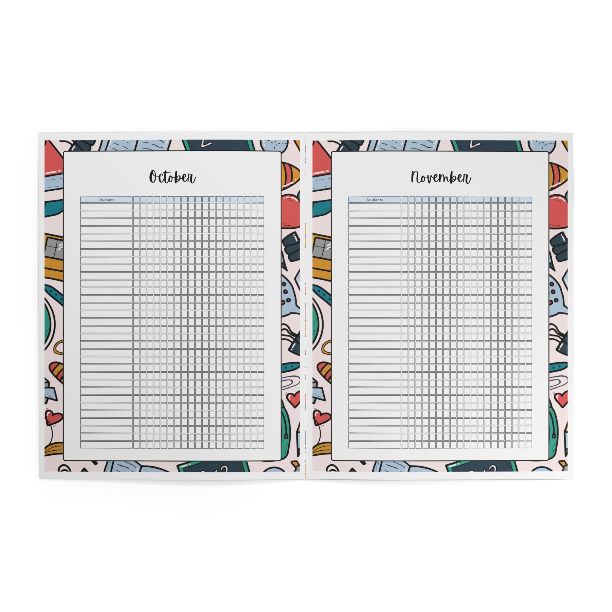 2026-2027 Teacher Planner Academic Lesson Planner | Weekly & Monthly Planner