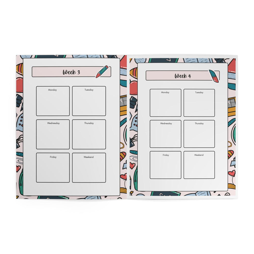 2026-2027 Teacher Planner Academic Lesson Planner | Weekly & Monthly Planner
