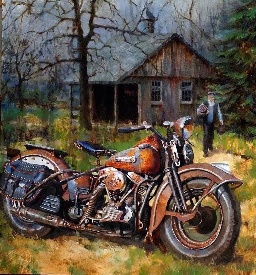 fmrsok Jigsaw Puzzles1000 Pieces Motorcycle Puzzle Large Puzzle Games Toys Best Gift for Adults and Kids