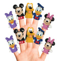 Disney Mickey Mouse & Friends 10 Piece Finger Puppet Set Party Favors Educational Bath Toys Floating Pool Toys Beach Toys Finger Toys Playtime
