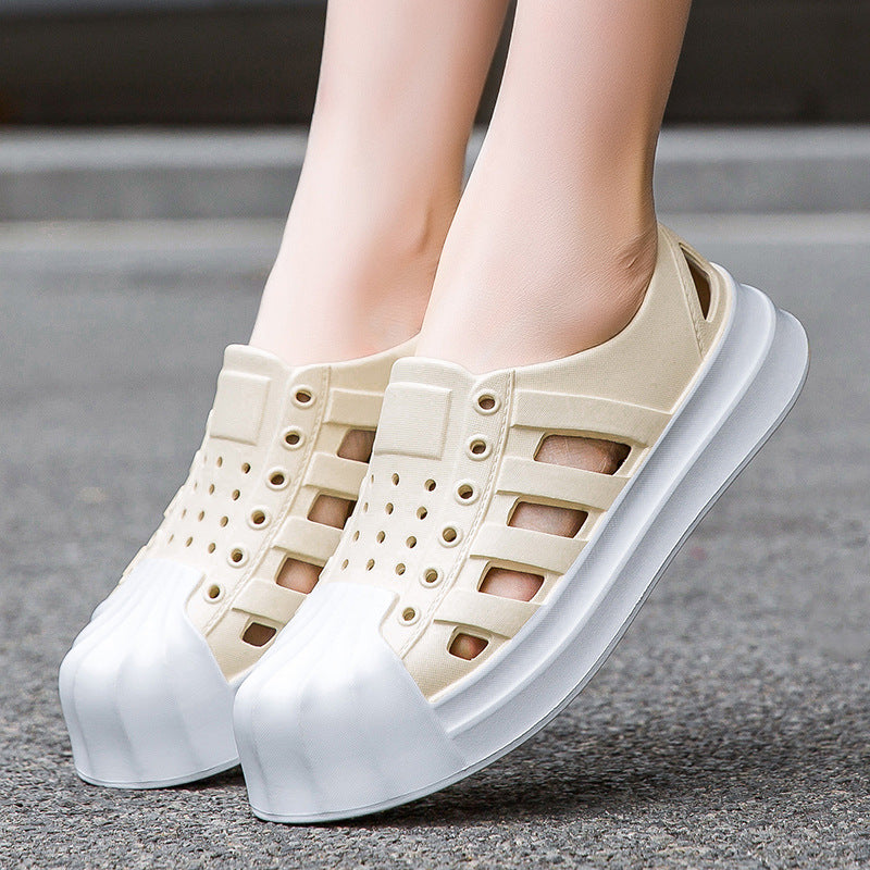 Summer Couple Hollow Casual Beach Sandals (Breathable)