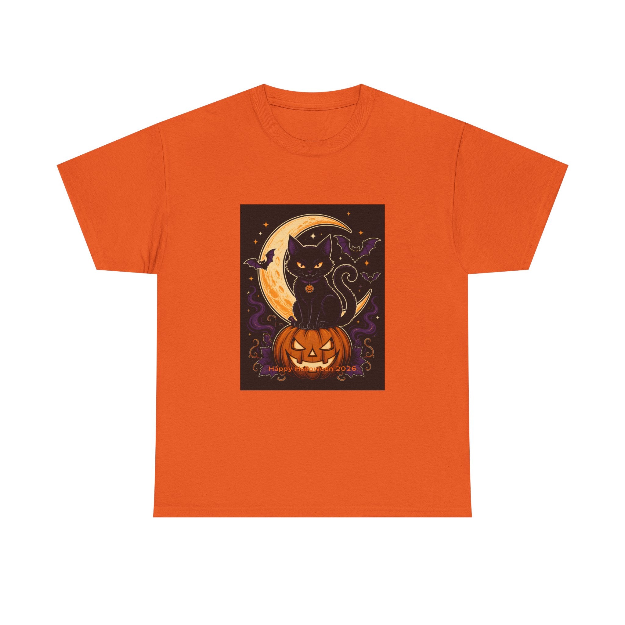 Black Cat Halloween Tee | Spooky Season Must-Have