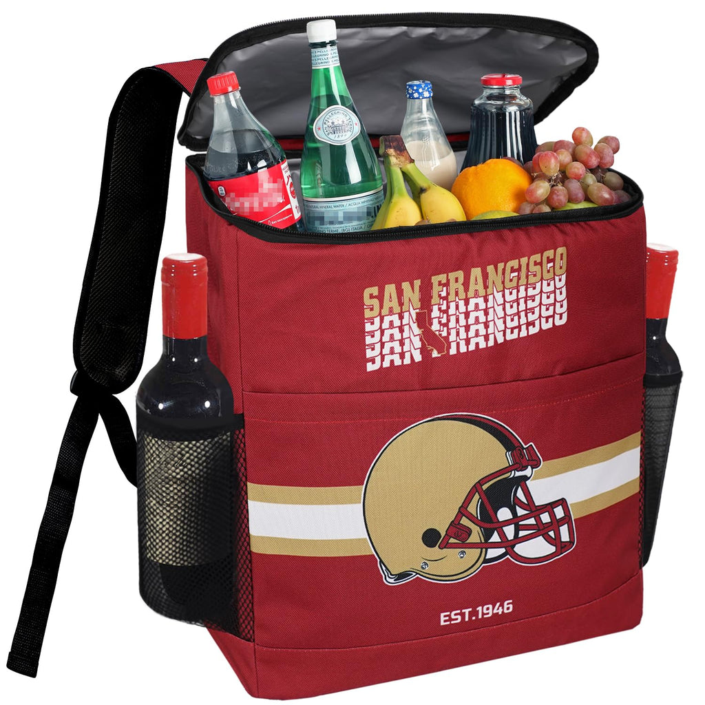 San Francisco Backpack Cooler for Men - 30 Cans Beer Cooler Bag - Soft Backpack Cooler Insulated Waterproof Leak Proof