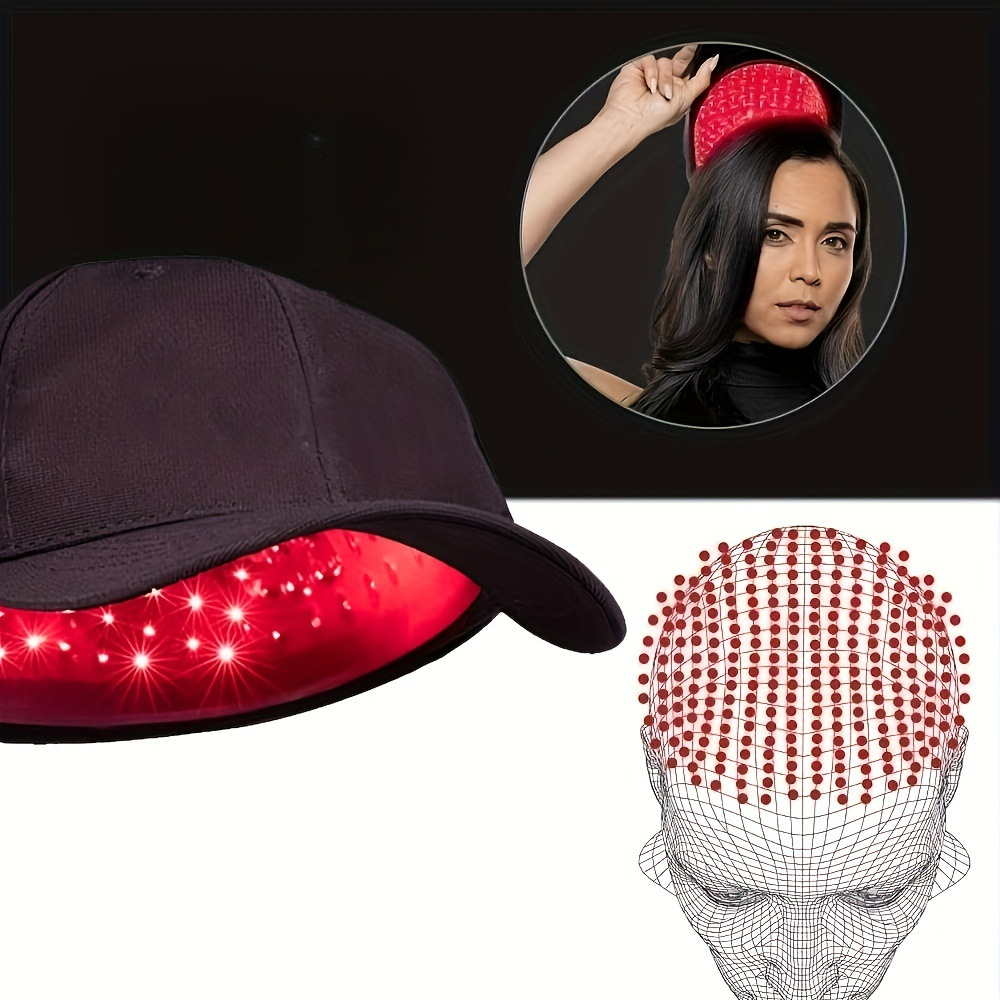 Red Light Therapy Cap for Hair Growth – LED Scalp Treatment Helmet.
