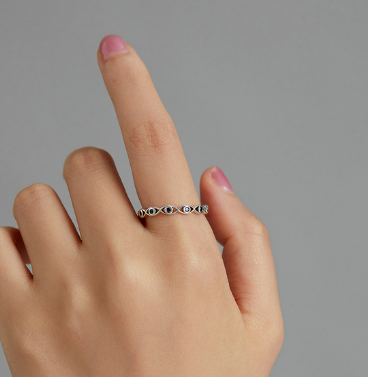 925 Sterling Silver Daily Ring Jewelry BSR212