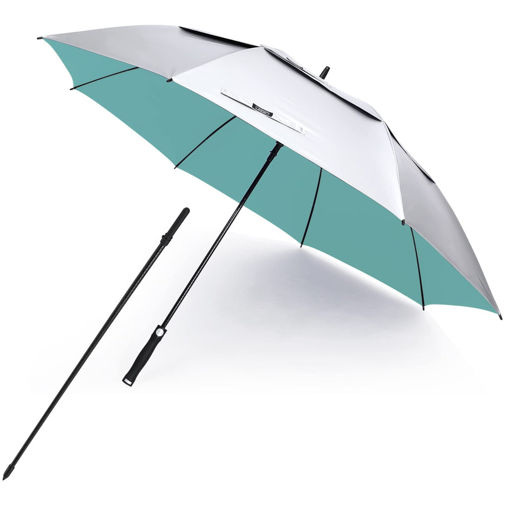 G4Free Vented UV Golf/Beach Umbrella 68" Arc Auto Open Oversize Extra Large Windproof Sun Shade Rain Umbrellas