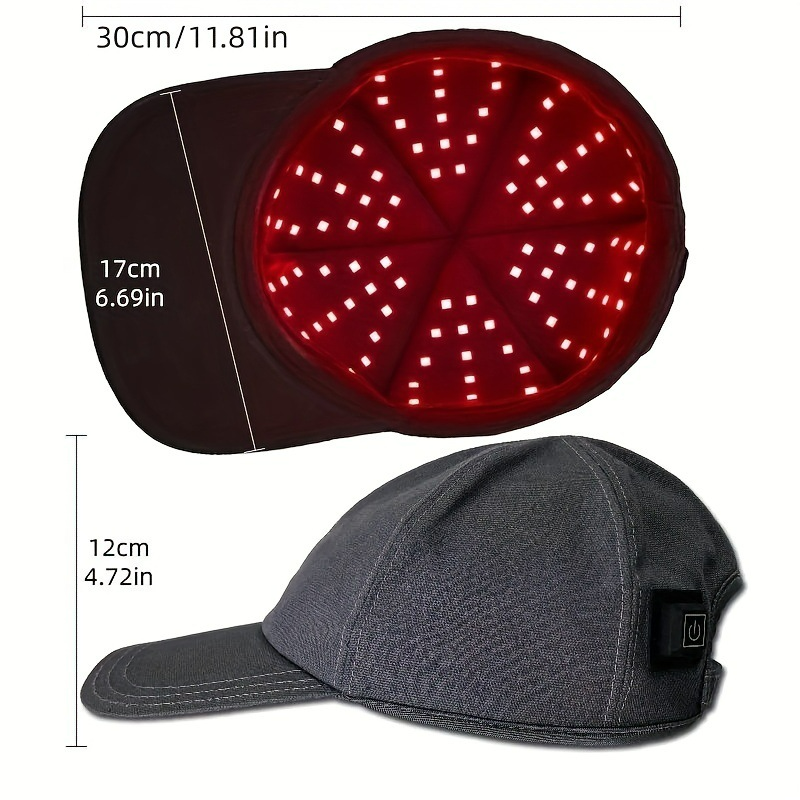 Red Light Therapy Cap for Hair Growth – LED Scalp Treatment Helmet.