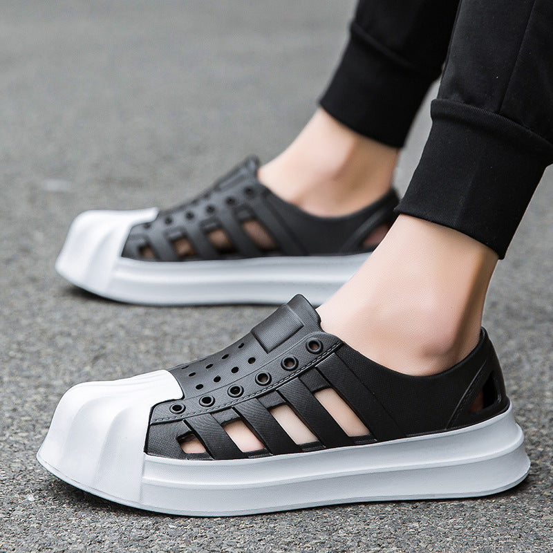 Summer Couple Hollow Casual Beach Sandals (Breathable)