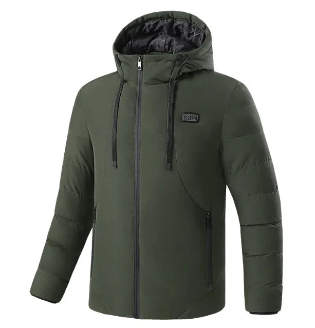 Heated Jacket for Men & Women – USB Electric Warming Coat for Cold Weather
