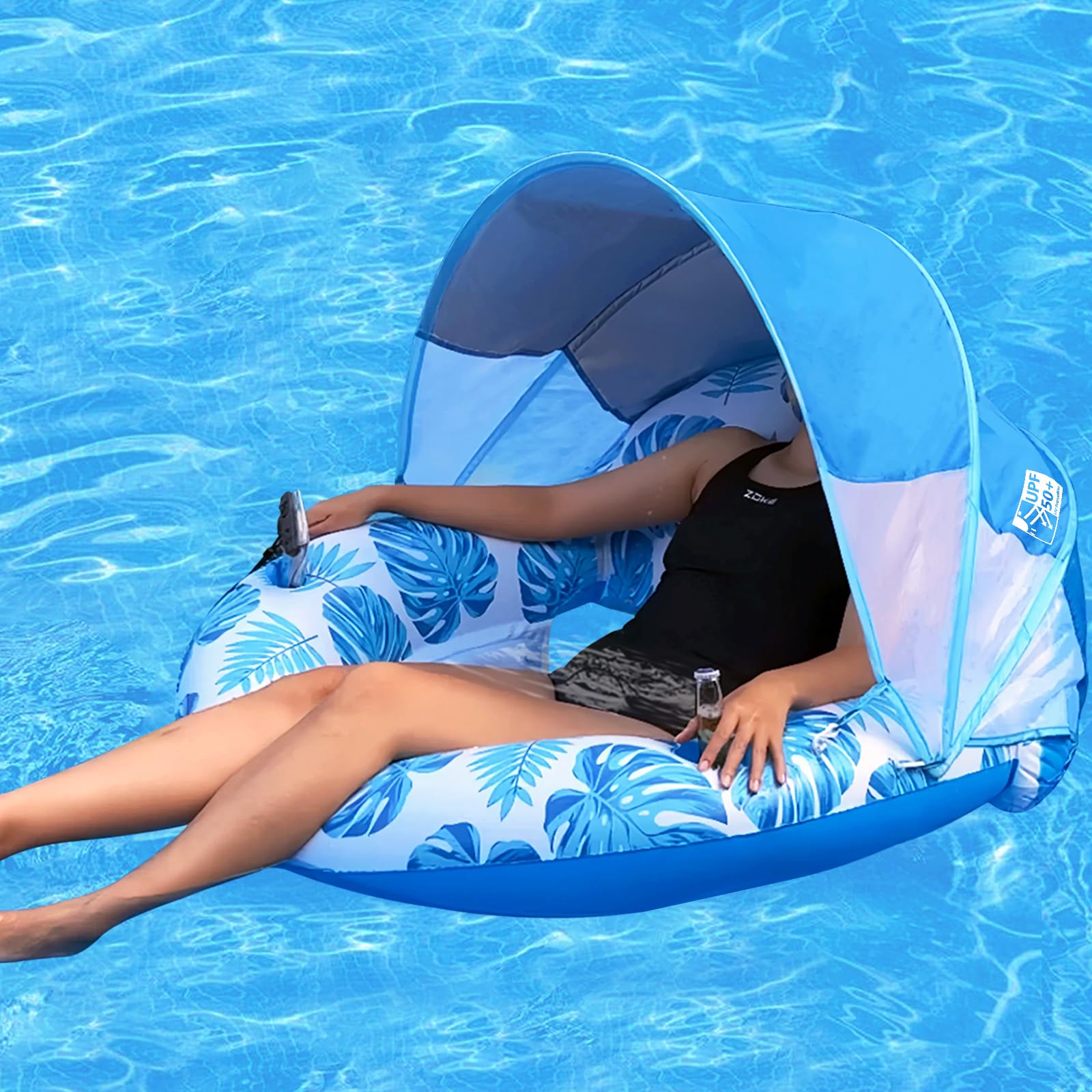 Upgraded Pool Chair Float with ShadeXL